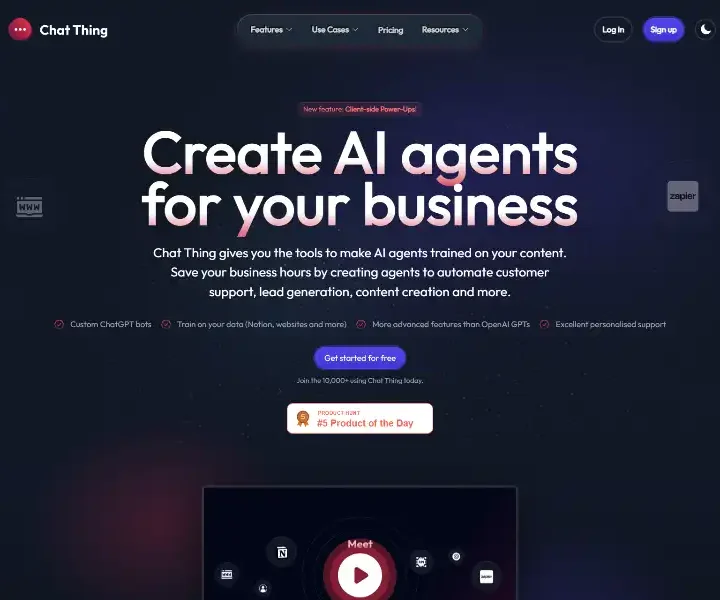 Chat-Thing-Custom-ChatGPT-bots-using-your-data